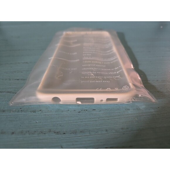 Samsung Protective Cover For Samsung Galaxy S6 Edge - Clear Beige Rim New Sealed - Picture 3 of 6